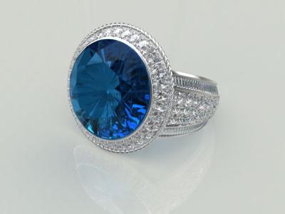 Deep Blue Ring