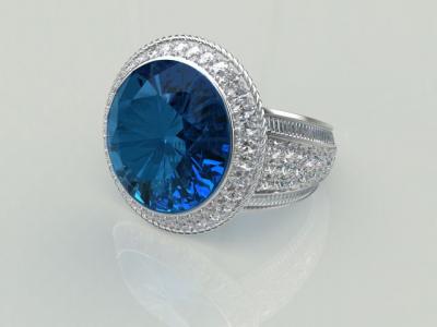 Deep Blue Ring